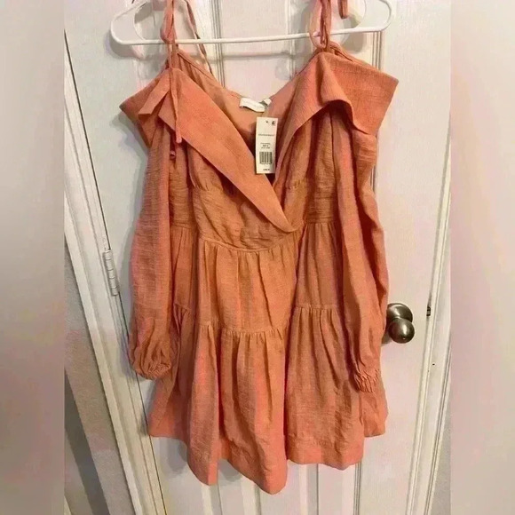 Jonathan Simkhai Bahari Off Shoulder Mini Dress Size 6 - Picture 5 of 5